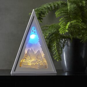 Декоративный светильник Домик в Валь Торанс 31 см, 8 LED ламп, на батарейках Star Trading фото 1