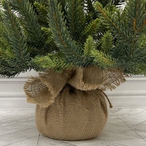 Настольная елка Королевская 90 см в мешочке, ЛИТАЯ 100% TreeDeLuxe фото 2