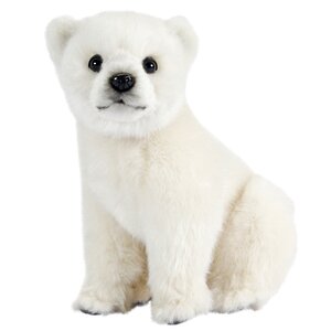 Мягкая игрушка Медвежонок белый 24 см