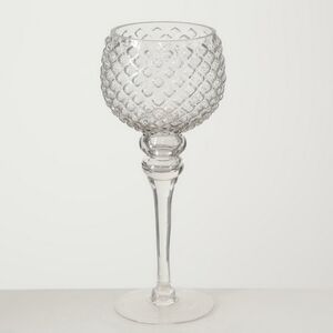 Набор стеклянных подсвечников - бокалов Модена 30-40 см серый, 3 шт Boltze фото 5