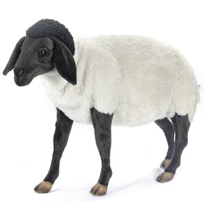 Мягкая игрушка Суффолкская овечка 65 см