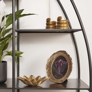 Подсвечник на 1 свечу Золотая Змея - Chris 9 см EDG фото 2