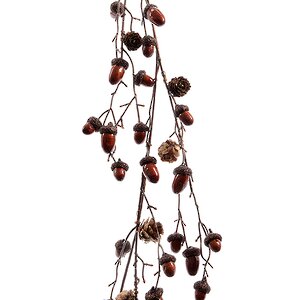 Гирлянда Шишки и Желуди 110 см коричневая Kaemingk фото 1
