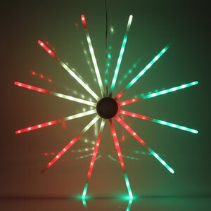 Светодиодная фигура Огненный Круг 70 см, 96 RGB LED ламп, пульт управления, IP20 Serpantin фото 2