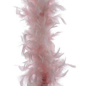 Гирлянда Боа из перьев 184 см розовый бутон Kaemingk фото 1
