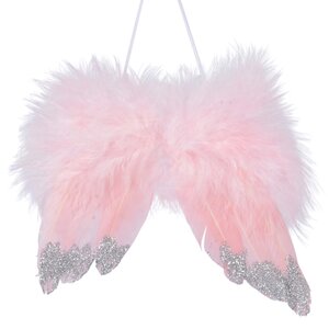 Декоративное украшение Крылья розового Ангелочка 16 см Kaemingk фото 1