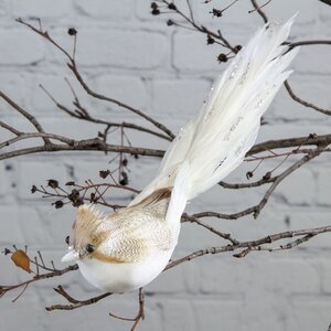 Елочное украшение Птичка Найджел 20 см, клипса Kaemingk фото 1
