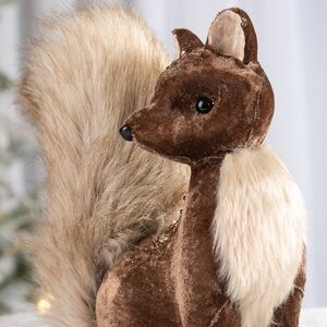 Декоративная фигура Лисичка Айрика - Diamond Forest 27 см, корица Kaemingk фото 4