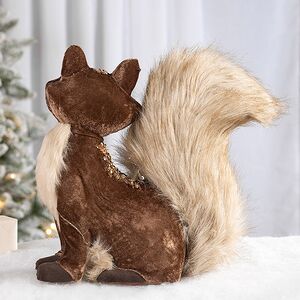 Декоративная фигура Лисичка Айрика - Diamond Forest 27 см, корица Kaemingk фото 3