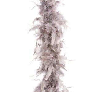 Гирлянда Боа из перьев 184 см пепельный Kaemingk фото 1