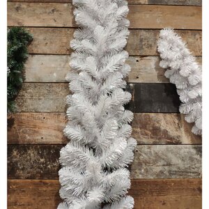 Хвойная гирлянда Исландская белоснежная 180*30 см, ПВХ Triumph Tree фото 2