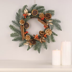 Новогодний венок Gluwein 40 см Kaemingk фото 4