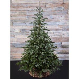 Искусственная елка Хрустальная заснеженная 155 см, ЛИТАЯ + ПВХ Black Box фото 2