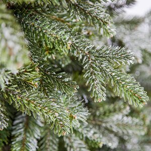 Искусственная елка Хрустальная заснеженная 155 см, ЛИТАЯ + ПВХ Black Box фото 3