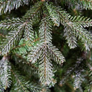 Искусственная елка Хрустальная заснеженная 155 см, ЛИТАЯ + ПВХ Black Box фото 4