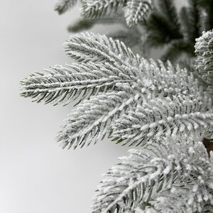 Искусственная елка Полярная заснеженная 185 см, ЛИТАЯ + ПВХ Black Box фото 5