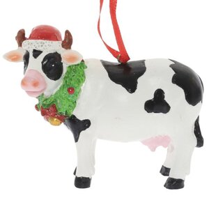 Елочная игрушка Бык Монти - Рождественская сказка 8 см, подвеска