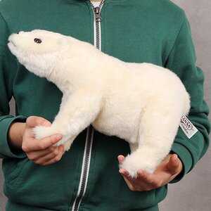 Мягкая игрушка Полярный медведь стоящий 30 см Hansa Creation фото 5
