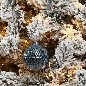 Искусственная елка с гирляндой и игрушками Лапландия: Arctic Story заснеженная 180 см, 540 теплых белых LED, контроллер, ПВХ Winter Deco фото 8