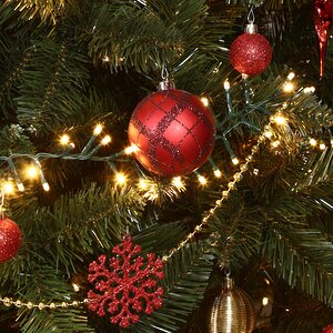 Искусственная елка с гирляндой и игрушками Лапландия: Royal Christmas 210 см, 700 теплых белых LED, контроллер, ПВХ Winter Deco фото 9