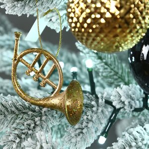 Искусственная елка с гирляндой и игрушками Финская: Christmas Jazz заснеженная 210 см, 700 холодных белых LED, контроллер, ЛИТАЯ 100% Winter Deco фото 7