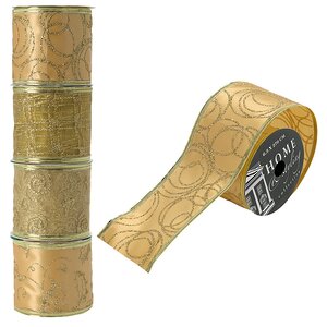 Декоративная лента Серпантин золотая 270*6 см Koopman фото 1