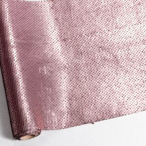Ткань для декора Божоле 25*125 см с двусторонними пайетками розовая Koopman (Купман) фото 3