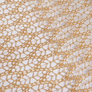 Ткань для декора Ажурная Сетка Savannah 28*150 см золотая Koopman фото 3