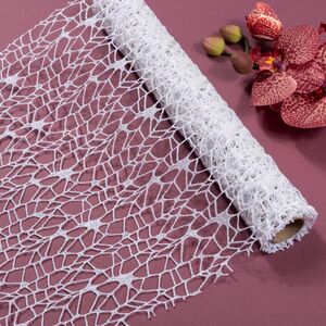 Ткань для декора Ажурная Сетка Hayfield 28*150 см белая Koopman фото 1