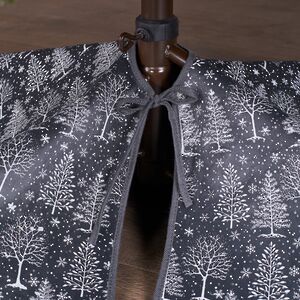 Юбка для елки Датская классика 95 см дымчатая Koopman фото 3