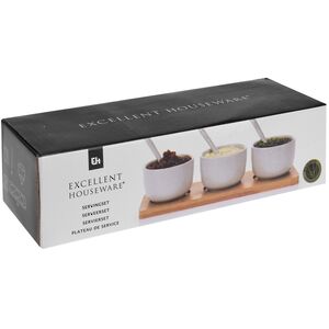 Набор соусников Трентино на подставке из дерева 22*8 см, 7 предметов Koopman фото 3