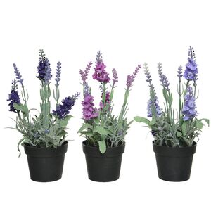 Искусственный цветок в горшке Лаванда Loddon Blue 25 см Kaemingk фото 3