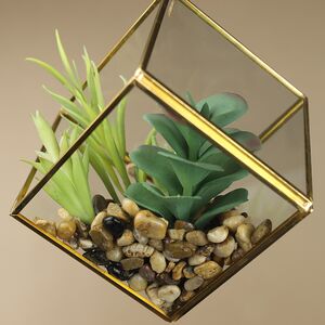 Декоративный подвесной флорариум Суккулент 15 см Kaemingk (Кейминг) фото 2