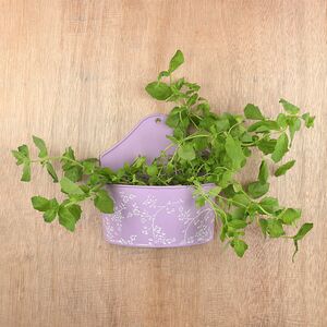 Подвесное кашпо Амальфи 20*10 см сиреневое, металл Kaemingk фото 2