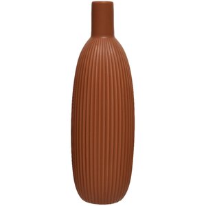 Фарфоровая ваза для цветов Кослада 26 см терракота Kaemingk фото 3