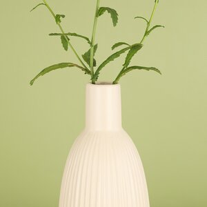 Фарфоровая ваза для цветов Кослада 26 см слоновая кость Kaemingk фото 3