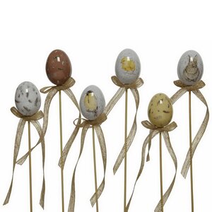 Пасхальные украшения Яйца на палочке Sweet Easter 6 см, 6 шт Kaemingk фото 8