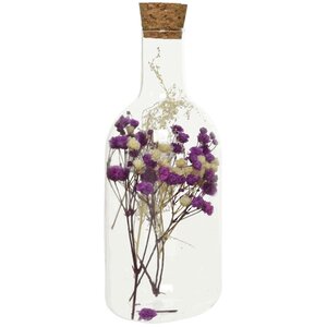 Декоративная бутылка Fleurs de Provence: Violet 17 см, стекло Kaemingk фото 2