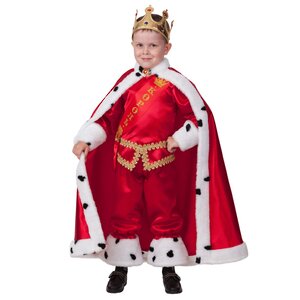 Карнавальный костюм Король Сказочный, рост 104 см