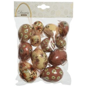 Пасхальные украшения Яйца Easter Etude 4-6 см, 12 шт, подвеска Kaemingk фото 5