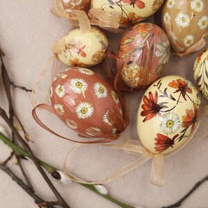 Пасхальные украшения Яйца Easter Etude 4-6 см, 12 шт, подвеска Kaemingk фото 2