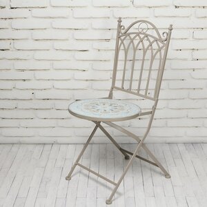 Складной стул с мозаикой Лионель 90*46*39 см, металл Kaemingk фото 1