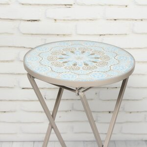 Складной кофейный столик с мозаикой Лионель 67*36 см Kaemingk фото 5