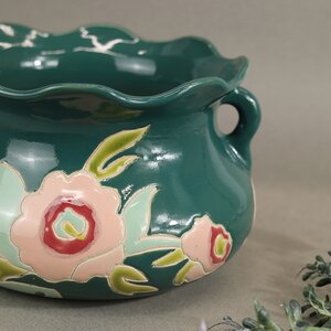 Керамическая ваза-кашпо Dolly Flowers 24*15 см Kaemingk фото 6