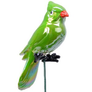 Садовая фигурка - штекер для цветов Попугай Гарольд 65 см