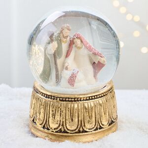 Снежный шар Святое Семейство 15*10 см EDG фото 4