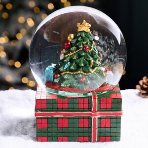 Музыкальный снежный шар Подарок для медвежонка 20 см EDG фото 7