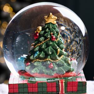Музыкальный снежный шар Подарок для медвежонка 20 см EDG фото 8