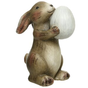 Керамическая садовая фигурка Пасхальный Кролик Данте 14 см Kaemingk фото 4