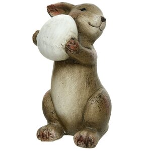 Керамическая садовая фигурка Пасхальный Кролик Майлз 10 см Kaemingk фото 3